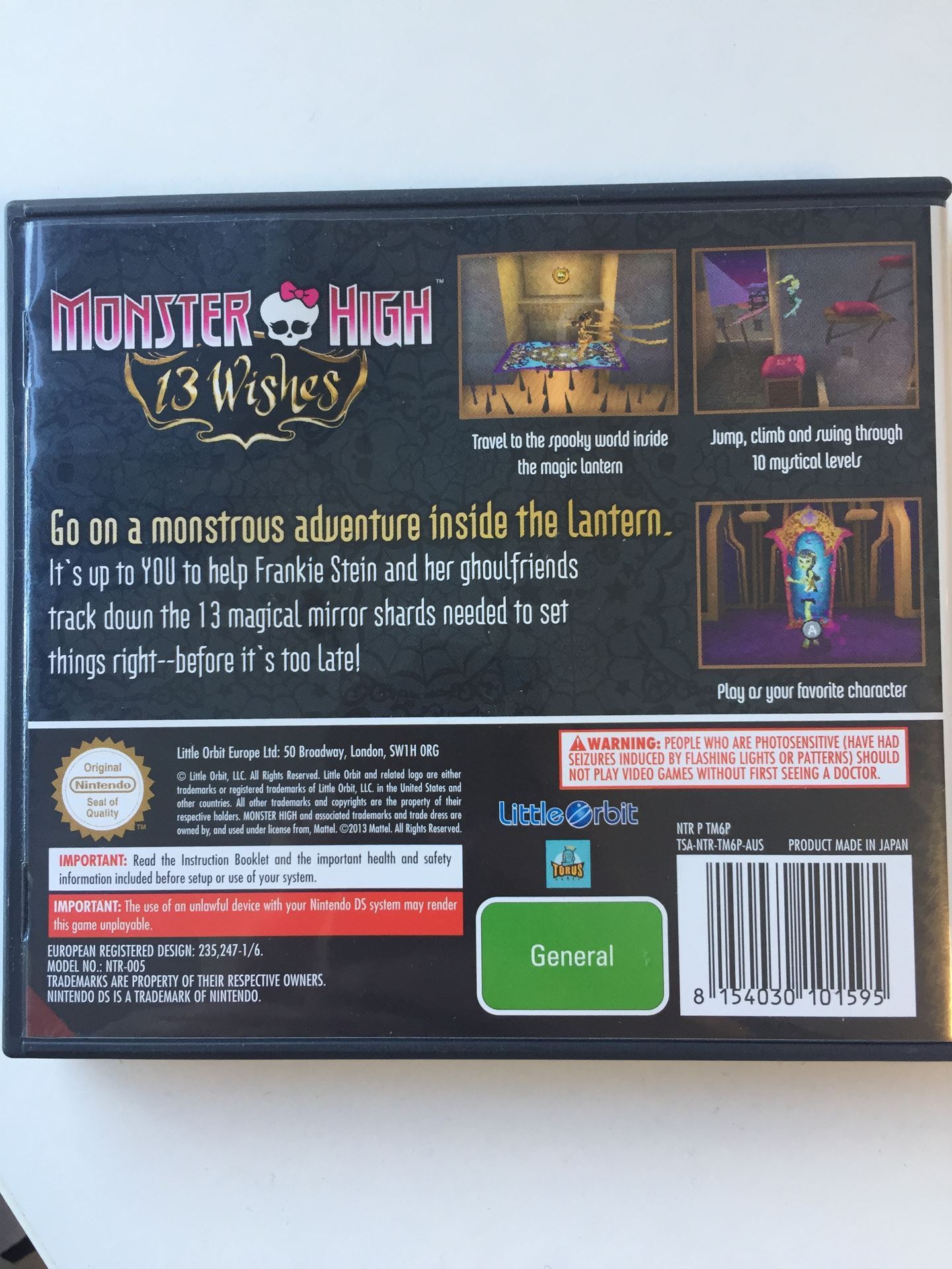 marido caminar dorado Bartercard Marketplace. Monster High 13 Wishes - Nintendo DS Game
