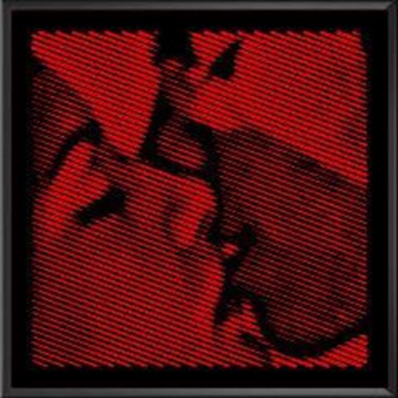 Picture of Red - 3D Laser Cut Acrylic Art - 80x80 - AC1091