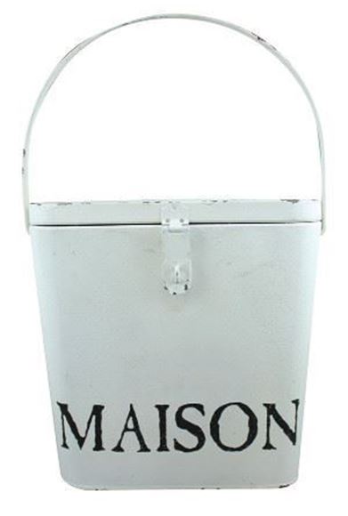 Picture of BUCKET MAISON 39CM WHITE - SD0372