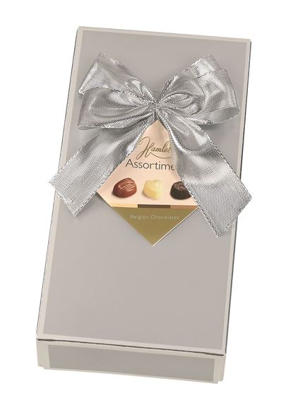 Picture of HAMLET CHOCOLATES SILVER 125 G WITH BOW