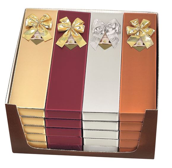 Picture of HAMLET CHOCOLATES GOLD / RED / SILVER / BRONZE XL 250 G WITH BOW