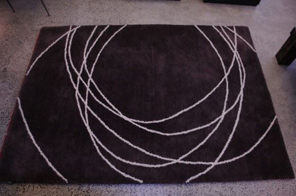 Picture of Rug 50% discount. 100% NZ felted wool hand dyed and made in India Fair Trade product.