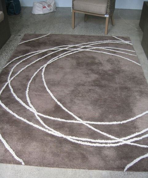 Picture of Rug 50% discount. 100% NZ felted wool hand dyed and made in India Fair Trade product.