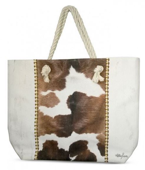 Picture of KALA0022 - Beach Bag 37x48 Holy Cow HIDE