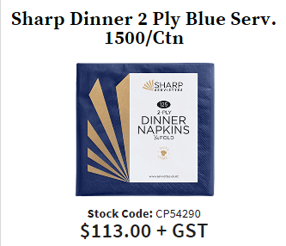 Picture of Lunch & Dinner Napkins - BULK DEAL