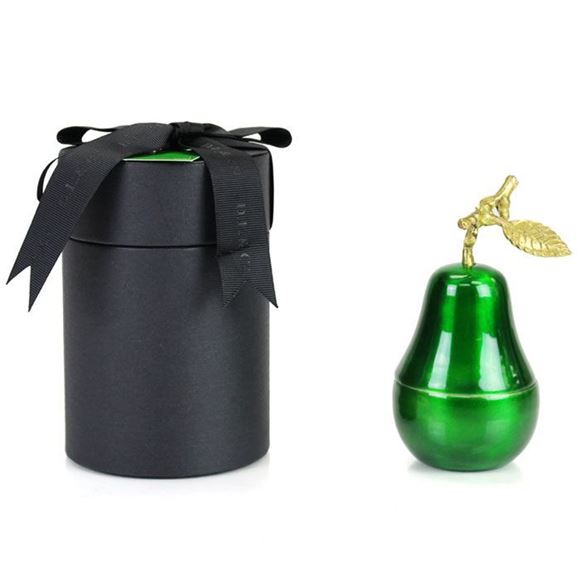 Picture of DL7068 - LA POIRE VERTE - GREEN MED PEAR 20HRS CANDLE