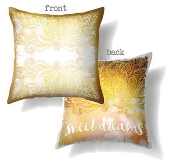 Picture of KY7711 - CUSHION 60X60 YELLOW