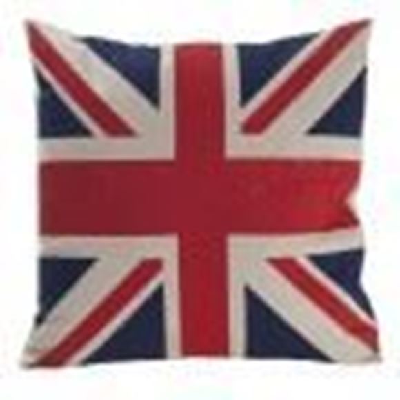 Picture of CUSHION COVER RED WHITE STAR 40X40 - LMC333