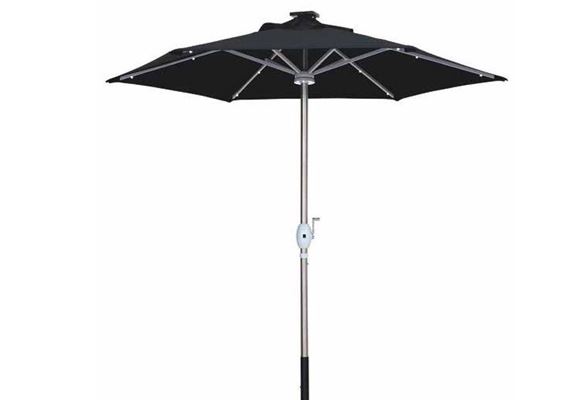 Picture of Solar Powered LED Lights Parasol 2.7m