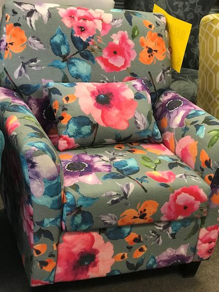 Picture of Melissa Chair in Poppy Fabric