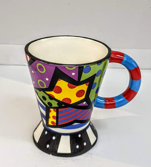 Picture of Large Mug - Red/Blue Stripe
