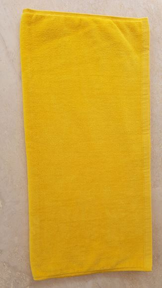 Picture of Yellow Velour Towels - Child Size - 10 Pack