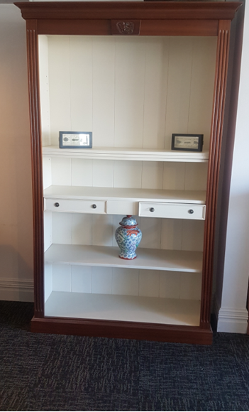 Picture of Handmade Solid Mahogany Bookcase