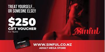 Picture of Sinful Adult Store Gift Voucher - Treat yourself or someone else today!