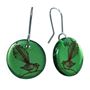 Picture of Glass Fantail Disc Earrings