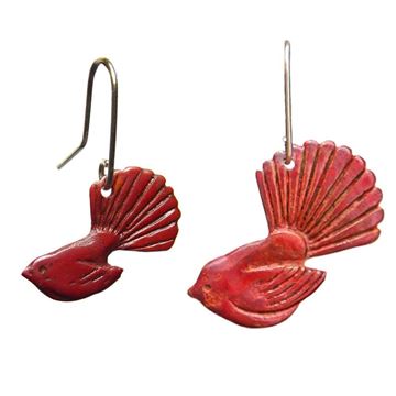 Picture of Fantail Earrings Copper