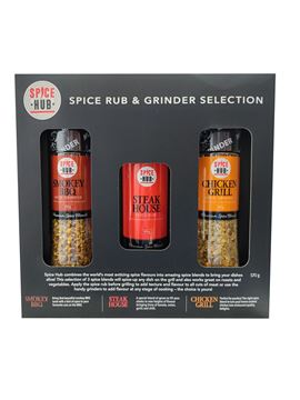 Picture of (GPSH004)Spicehub BBQ Grinder & Rub Gift Pack 570g - Carton of 6