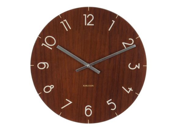 Picture of Karlsson clock "Dark wood" small (KA5617DW)