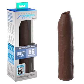 Picture of Fantasy X-Tensions Elite Uncut Silicone Penis Enhancer - Brown