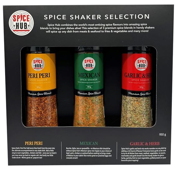 Picture of Spicehub BBQ Shaker Gift Pack 930g - Carton of 6 (GPSH006)