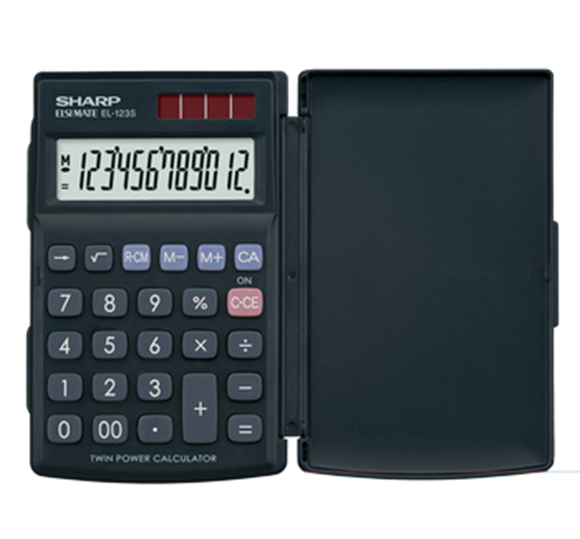 Picture of EL-123S | Sharp Calculator