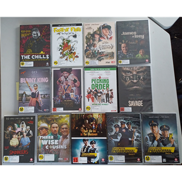 Picture of NZ DVD BUNDLE - 14 TITLES - FOOTROT FLATS, WELLINGTON PARANORMAL, HUNT FOR THE WILDERPOEPLE, THE CHILLS