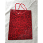 Picture of Red roses printed design paper shopping bags - big - 16 bags for T$56