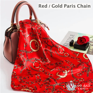 Picture of Si Belle Collections -  Red/ Gold Paris Chain Scarf - Delivery Included