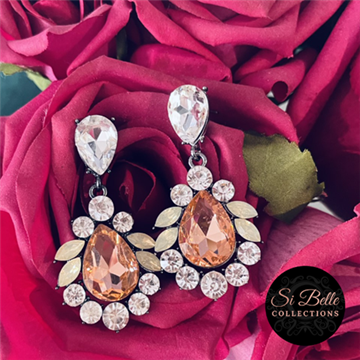 Picture of Si Belle Collections - Higher Love Collection - Orange Drop Earrings - Delivery Included