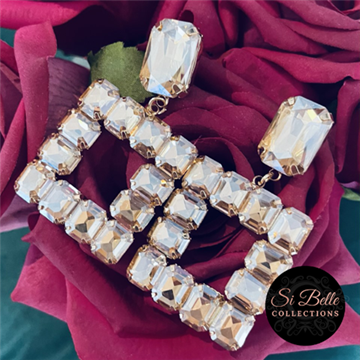 Picture of Si Belle Collections - Higher Love Collection - Pretty in Champagne Earrings - Delivery Included