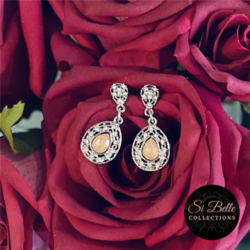 Picture of Si Belle Collections - Higher Love Collection - Peach Drop Earrings - Delivery Included