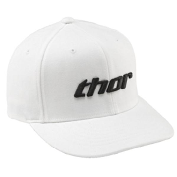 Picture of Hat Thor MX Basic Curved Bill Red Black or White Black