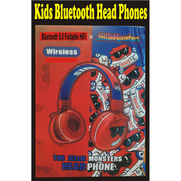Picture of Kids Bluetooth Headphones (Steven Red) with 32gig card and Free Delivery