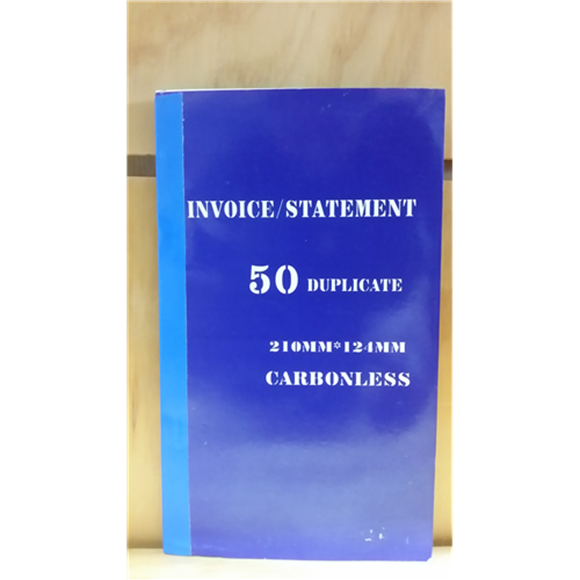 Picture of INVOICE/STATEMENT  BOOK 50DUPLICATE