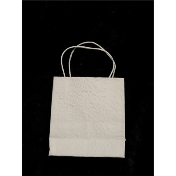 Picture of White handmade paper shopping bag - 100 bags for T$350