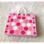 Picture of Heart & dots printed design paper shopping bags - 100 bags for T$200