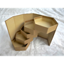 Picture of 5 Tiers Desk Organizer -Handmade of Eco-friend brown paper - 12 organizers for T$60
