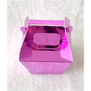 Picture of One Cupcake Gift Box - Metallic Pink Colour - 12 for T$45