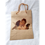 Picture of Kissing Little Angels printed design big Eco-friend Brown Paper Shopping Bags - 22 bags for T$77