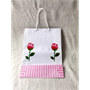 Picture of Hand drawing two roses printed design Paper Shopping bags - 50 bags for T$175
