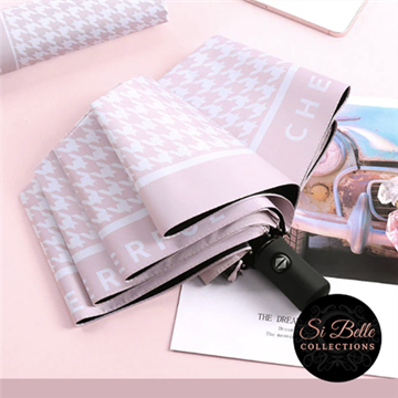 Picture of Si Belle Collections - Pink Cheerful Pocket Umbrella - Delivery Included