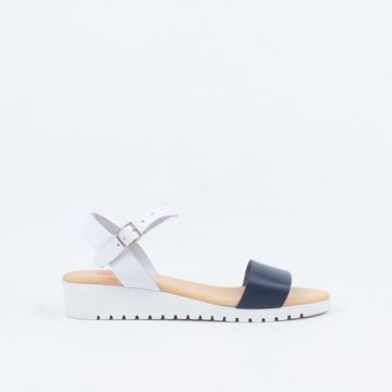 Picture of Ainsley Sandal - Navy/White - Size 40