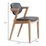 Picture of Matt Blatt Replica Kai Chairs (Oak Frame / Black Leather) - Set of 2