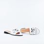 Picture of Benny Slide - White/Silver - Size 39