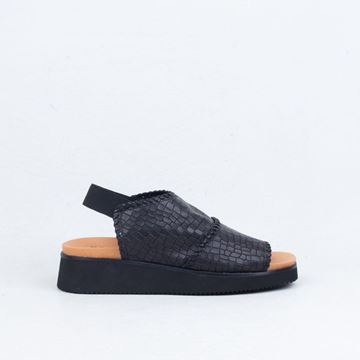 Picture of Bresley NZ, Praxis Sandal - Black - Size 9.