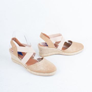 Picture of Mila Espadrille - Beige/Gold
