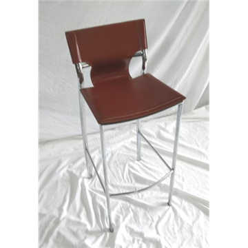 Picture of Brown Barstool with chrome frame (ex-loaner)