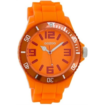 Picture of OOZOO watch orange/red silicon (C5853)