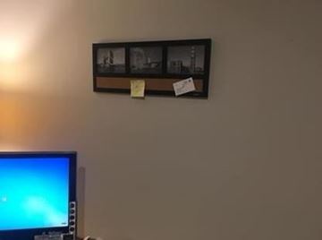 Picture of 3 Photo frame with cork board