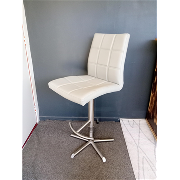 Picture of XL Bellagio Bar Stool (Ex-Loaner) in White